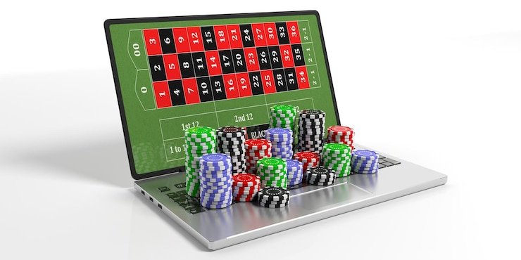 Tabel taruhan roulette di bdltoto dengan penanda untuk berbagai jenis taruhan